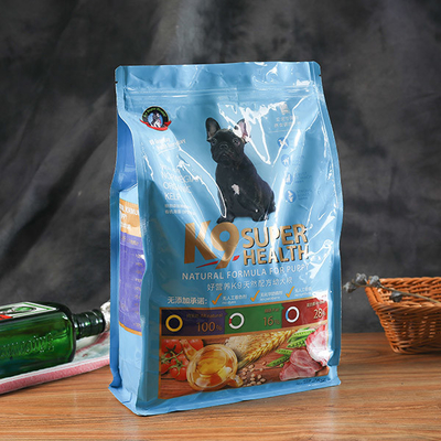 Mylar Edibles पालतू पशु खाद्य पैकेजिंग बैग ज़िप ताला थैली खड़े हो जाओ